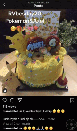 Kue Ultah Karakter Pokemon